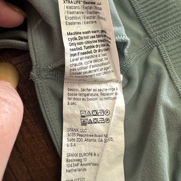 SPANX Light Sage Green Sports Bra Size 3X - Picture 5 of 12